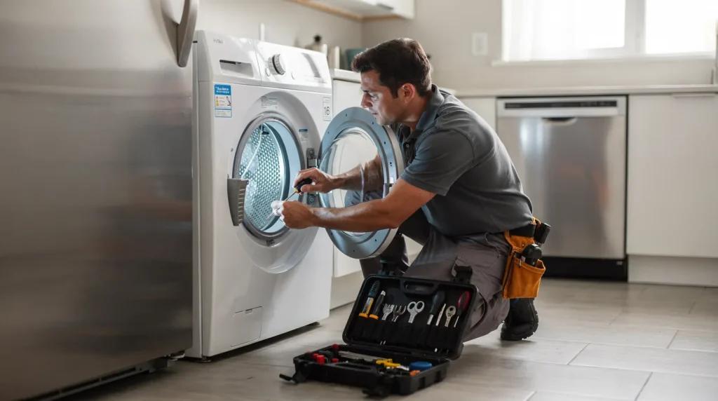 Same-day service in North Texas commonly covers washers, dryers, refrigerators, dishwashers, ovens, ranges, and dryer