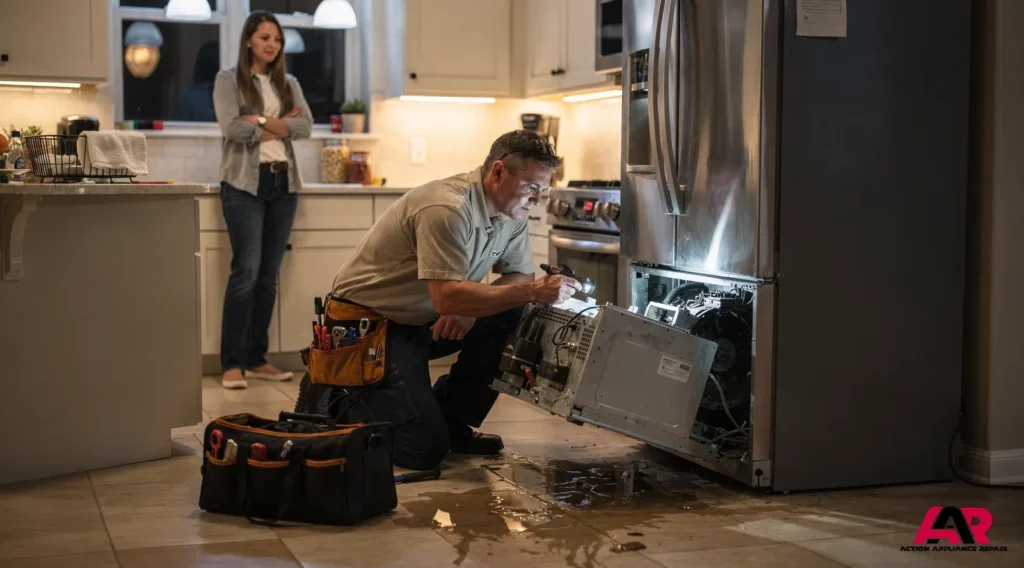 A sudden appliance breakdown disrupts daily household routines for Little Elm families.; Emergency situations commonly