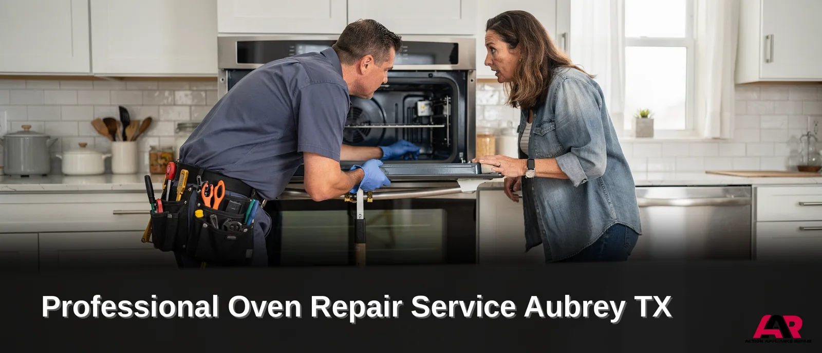 Action Appliance Repair operates out of North Texas, placing Aubrey within its home service territory