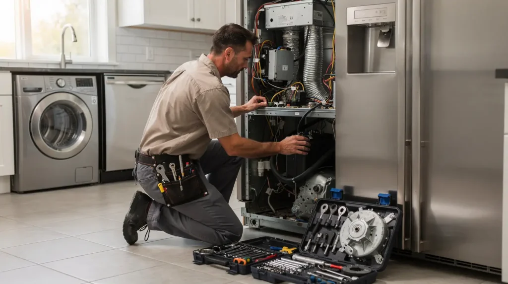Washer problems such as leaking water and total power loss rank among the most frequent