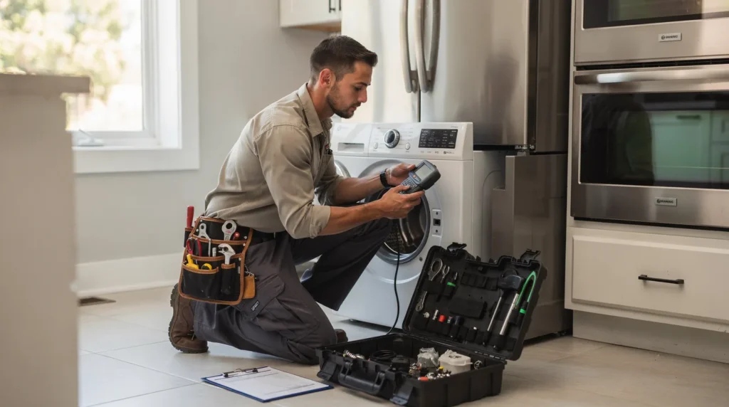 Since pricing depends on the appliance, brand, and parts required, two households with the same